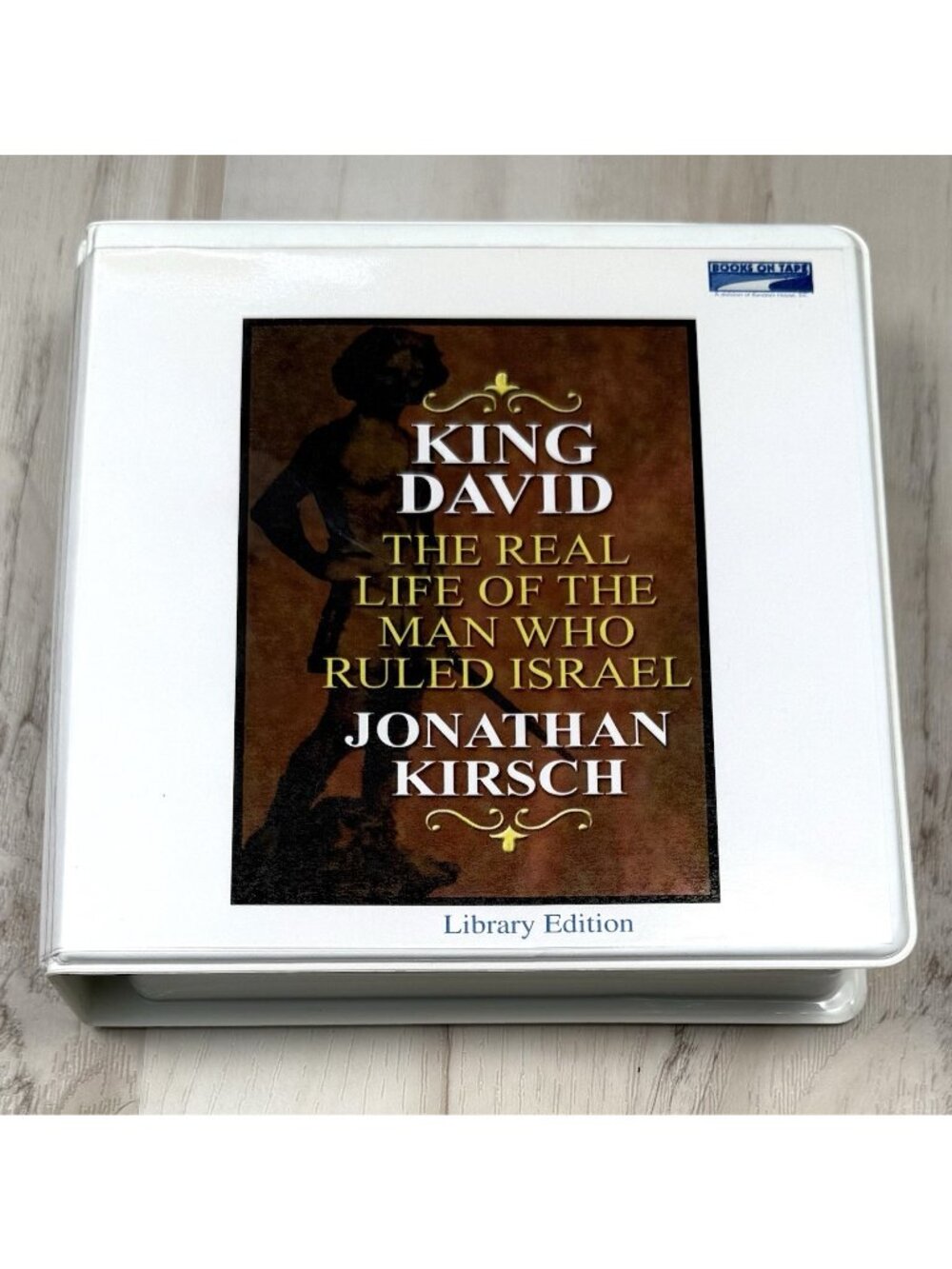 King David Real Life of the Man Who Ruled Israel Jonathan Kirsch AUDIOBOOK on CD